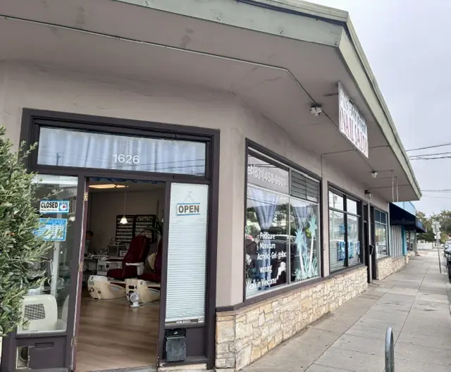 Tropical Nail Salon storefront at Seabright Plaza